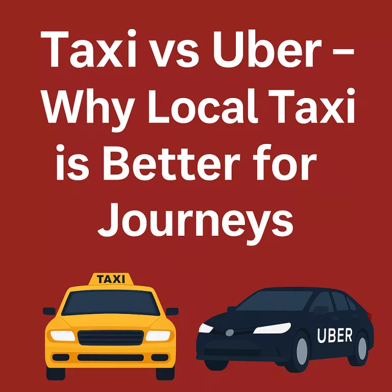 Taxi vs Uber – local taxi is better for journeys; Ladybird Taxis serving Camberley, Frimley, Farnborough & nearby