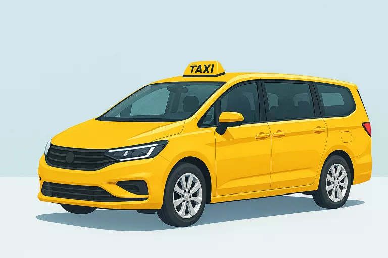 Minibus taxi hire with 6, 7, 8 and 9 seater MPV taxi service for group and family travel in Surrey, Hampshire and Berkshire