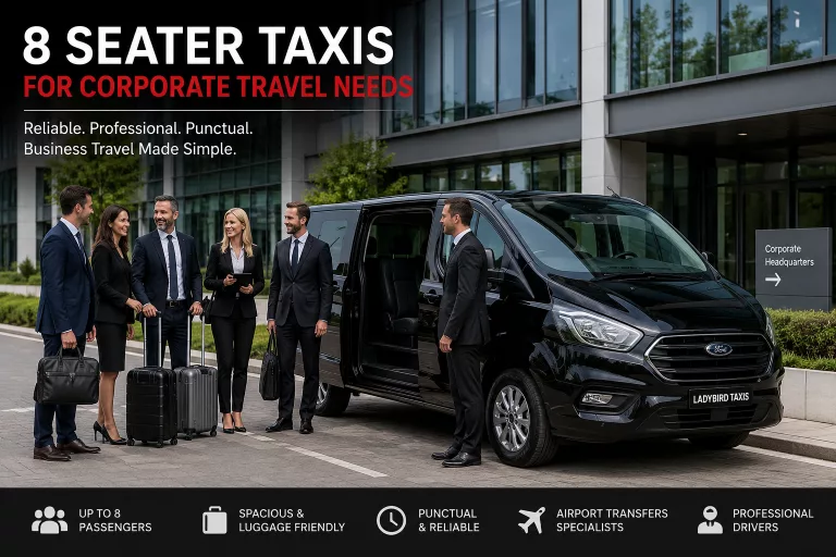 8 Seater Taxi for Corporate Travel Needs and Business Airport Transfers