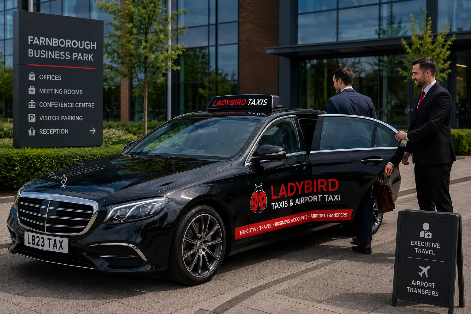 Top Taxi Companies Serving Farnborough Residents 3 Executive taxi service for business travel in Farnborough