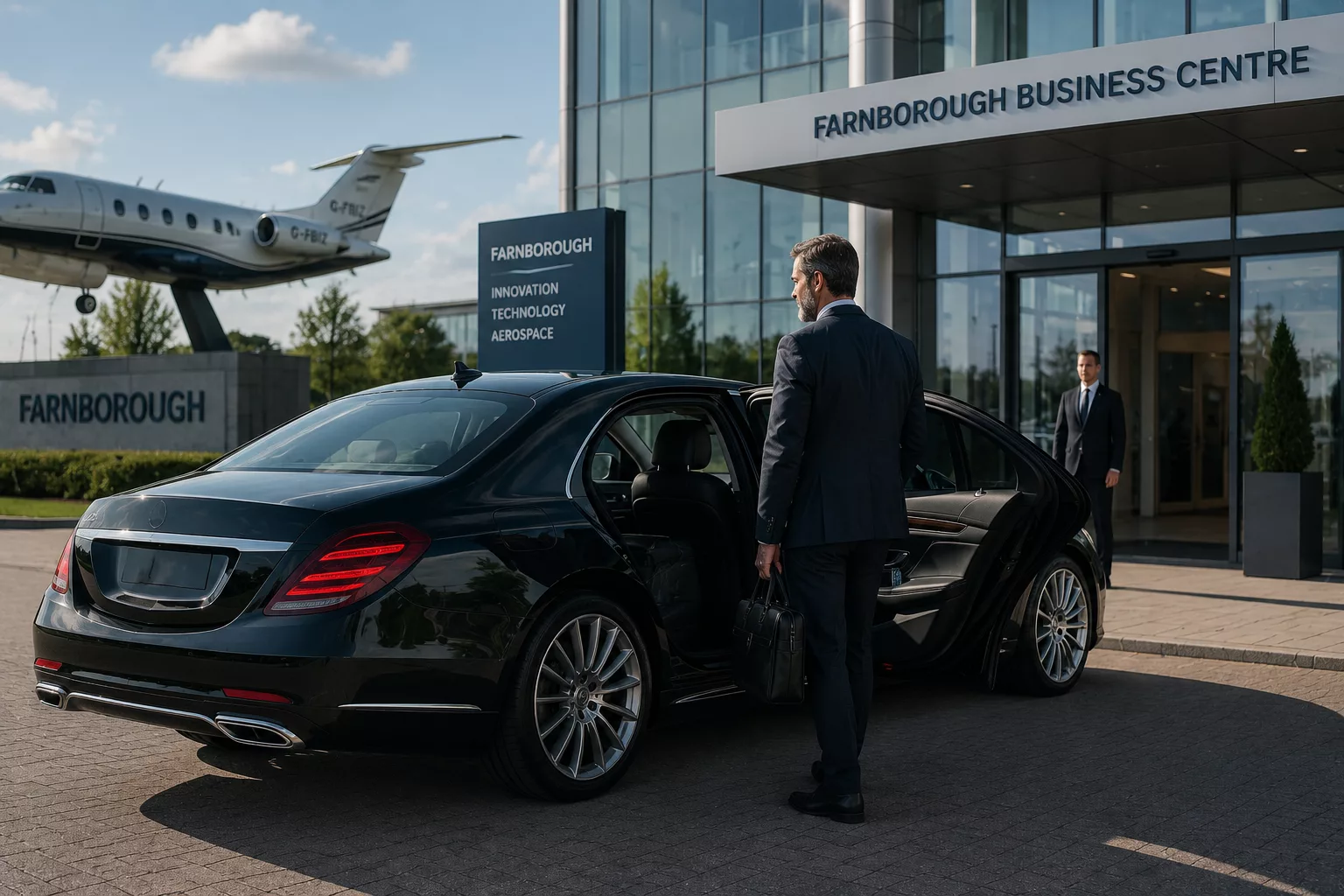 Heathrow to Farnborough Taxi Service 4 Executive Heathrow to Farnborough airport transfer for business travellers