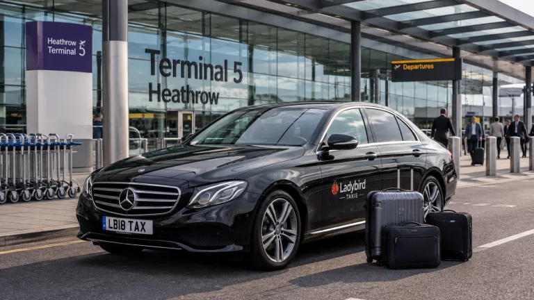 Heathrow to Bisley taxi service for airport transfers to Surrey