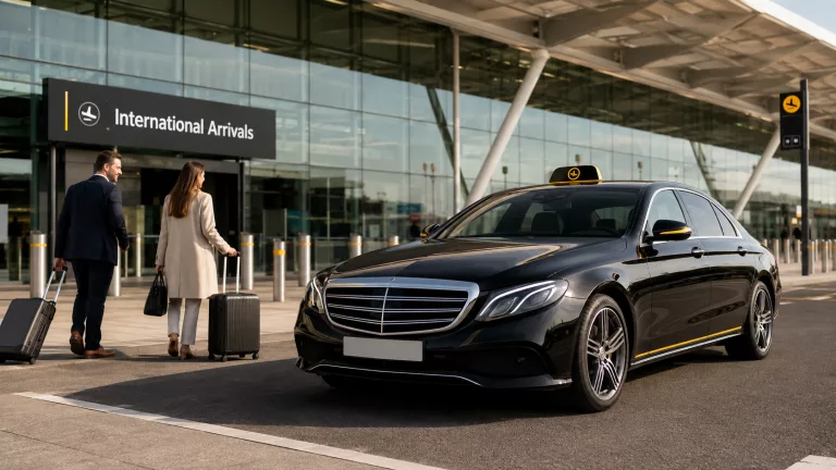 Heathrow to Farnborough taxi service for private airport transfers